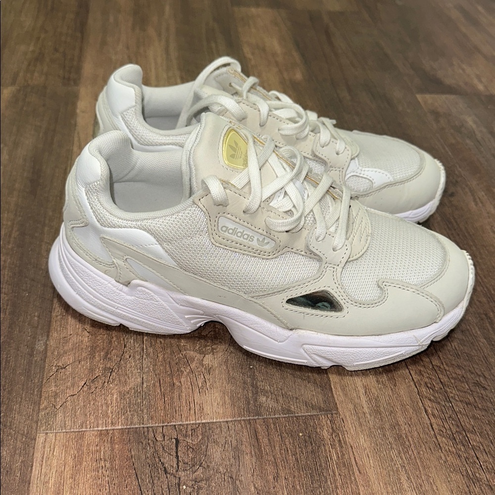 adidas Women’s Cream/White Athletic Sneakers